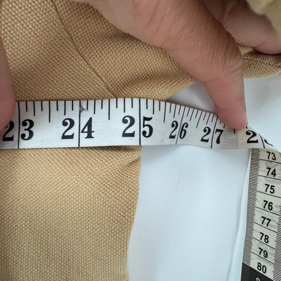Polo Ralph Lauren Shirt Mens Tan Beige Size XL Short Sleeve - Picture 4 of 4
